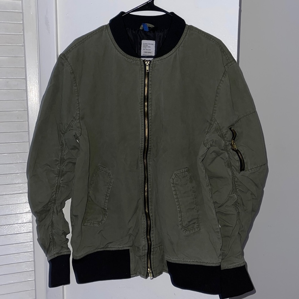 XL Olive Bomber Jacket